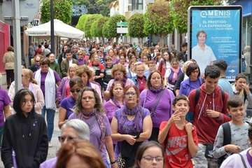 Telde protesta en silencio contra la violencia machista (Foto TA y Francisco Javier Santana)